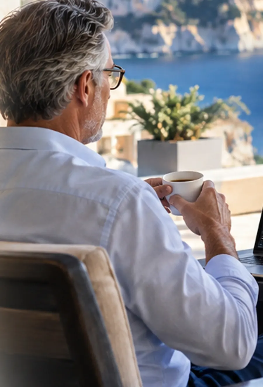 Experienced radiologist as one part of a broad coastal international work-and-life scene.
